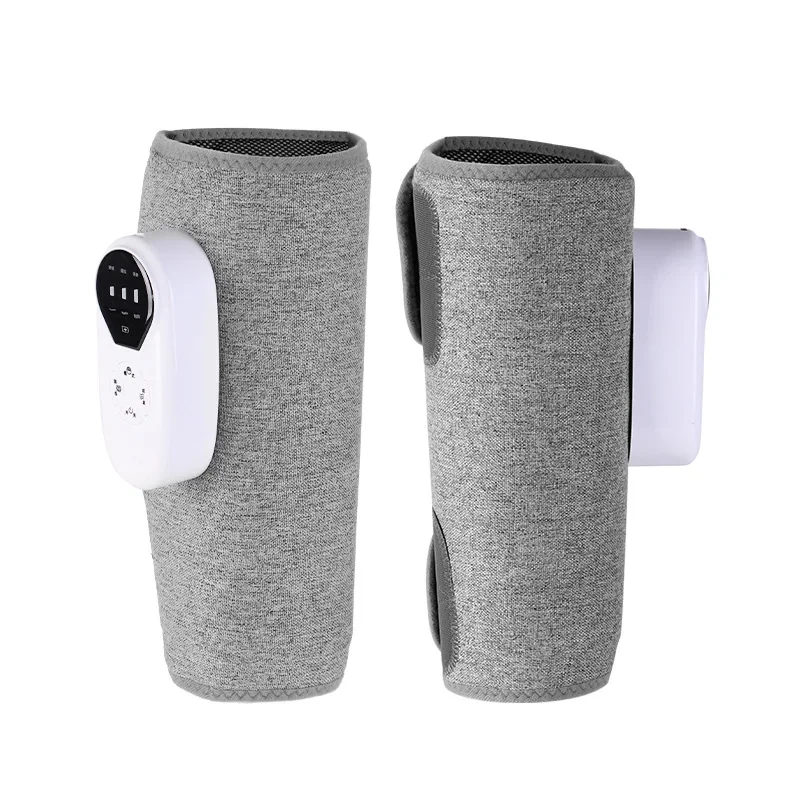 Clean catalog view of the AirCalm pair, front and back, showing the gray textile and white control pods.